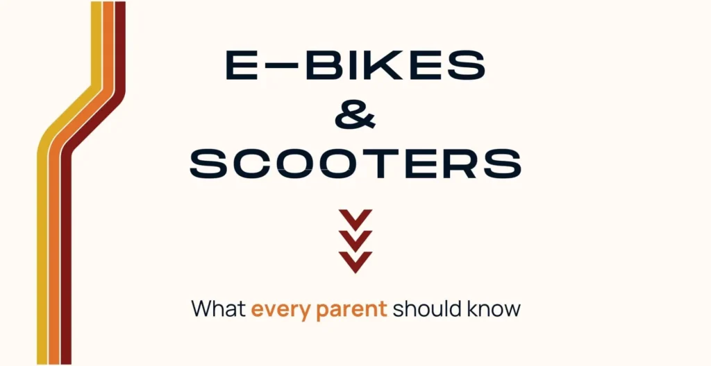 E-bike and e-scooter riders on a Florida path